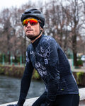 ALÉ maillot de invierno de manga larga - SKULL WINTER - negro/blanco