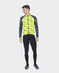 ALÉ chaqueta y pantalón de invierno - SOLID SHARP WINTER - negro/amarillo