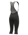 ALÉ Pantalón 3/4 con tirantes - ESSENTIAL LADY WNT - negro