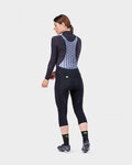 ALÉ Pantalón 3/4 con tirantes - ESSENTIAL LADY WNT - negro