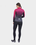 ALÉ maillot de invierno de manga larga - PR-R STARS LADY WNT - negro/rosa