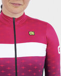 ALÉ maillot de invierno de manga larga - PR-R STARS LADY WNT - negro/rosa