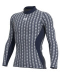 ALÉ camiseta de manga larga - INTIMO CUBES - azul
