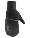 ALÉ guantes de dedos largos - SCIROCCO 2-IN-1 - negro