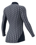 ALÉ camiseta de manga larga - INTIMO CUBES LADY - azul