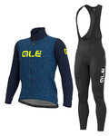 ALÉ chaqueta y pantalón de invierno - SOLID CROSS WINTER - negro/azul