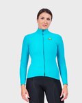 ALÉ maillot de invierno de manga larga - WARM RACE LADY WNT - turquesa