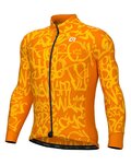ALÉ maillot de invierno de manga larga - SOLID RIDE - amarillo/naranja