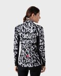 ALÉ jersey y pantalón de invierno - RIDE + ESSENTIAL W - negro/blanco
