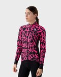 ALÉ jersey y pantalón de invierno - RIDE + ESSENTIAL W - negro/rosa