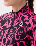 ALÉ maillot de invierno de manga larga - SOLID RIDE LADY WNT - negro/rosa