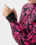 ALÉ maillot de invierno de manga larga - SOLID RIDE LADY WNT - negro/rosa