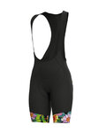ALÉ pantalones cortos de tirantes - LAB FLOWER LADY - negro