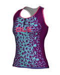 ALÉ maillot sin mangas - AGGUATO LADY - azul/púrpura