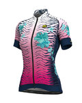 ALÉ jersey de manga corta - SAVANA LADY - azul/rosa