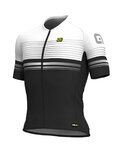 ALÉ jersey de manga corta - SLIDE - negro/blanco