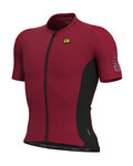 ALÉ jersey de manga corta - RACE - granate