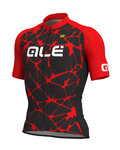 ALÉ jersey de manga corta - CRACLE - negro/rojo