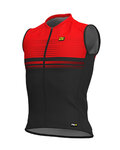 ALÉ maillot sin mangas - SLIDE - rojo/negro