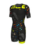 ALÉ monos - LONG TRI STELLE - negro/multicolor