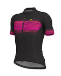 ALÉ jersey de manga corta - START - negro/rosa