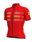 ALÉ jersey de manga corta - STRADA - amarillo/rojo