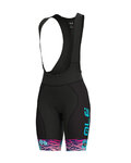 ALÉ pantalones cortos de tirantes - SAVANA LADY  - negro/azul/rosa