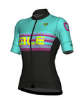 ALÉ jersey de manga corta - SUMMER LADY - negro/azul