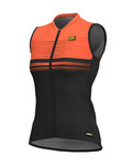 ALÉ maillot sin mangas - SLIDE LADY  - negro/naranja