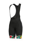 ALÉ pantalones cortos de tirantes - SARTANA LADY  - negro/multicolor
