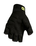 ALÉ guantes de dedos cortos - VELOCISSIMO  - negro/amarillo