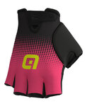 ALÉ guantes de dedos cortos - DOTS  - rosa/negro