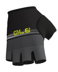 ALÉ guantes de dedos cortos - CLASSICHE DEL NORD - negro/gris