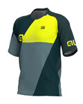 ALÉ jersey de manga corta - RAMPAGE MTB - multicolor/amarillo
