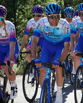 ALÉ jersey de manga corta - BIKE EXCHANGE 2022 - blanco/azul
