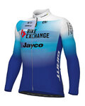 ALÉ maillot de invierno de manga larga - BIKE EXCHANGE 2022 - azul/blanco