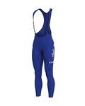ALÉ pantalones largos con tirantes - BIKE EXCHANGE 2022 - azul
