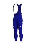 ALÉ pantalones largos con tirantes - GROUPAMA FDJ 2022 - azul
