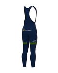 ALÉ pantalones largos con tirantes - SLOVENIA NATIONAL 22 - verde/azul