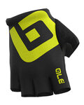 ALÉ guantes de dedos cortos - AIR - negro/amarillo