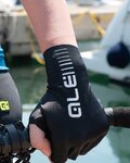 ALÉ guantes de dedos cortos - SUNSELECT CRONO - negro/blanco