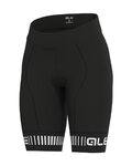 ALÉ pantalones cortos sin tirantes - STRADA LADY - negro/blanco