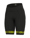ALÉ pantalones cortos sin tirantes - STRADA LADY - amarillo/negro