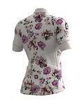 ALÉ maillot corto y pantalón corto - FIORI LADY - granate/blanco