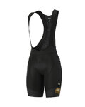 ALÉ pantalones cortos de tirantes - LIPS LADY - dorado/negro