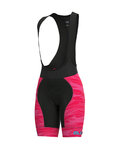 ALÉ pantalones cortos de tirantes - ROCK LADY - negro/rosa