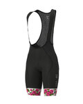 ALÉ pantalones cortos de tirantes - ROSES LADY - rosa/negro
