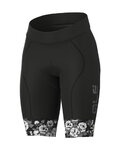 ALÉ pantalones cortos sin tirantes - ROSES LADY - negro/gris