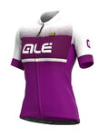 ALÉ jersey de manga corta - BLEND LADY - blanco/púrpura