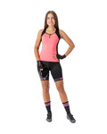 ALÉ pantalones cortos sin tirantes - TRAGUARDO LADY  - negro/rosa